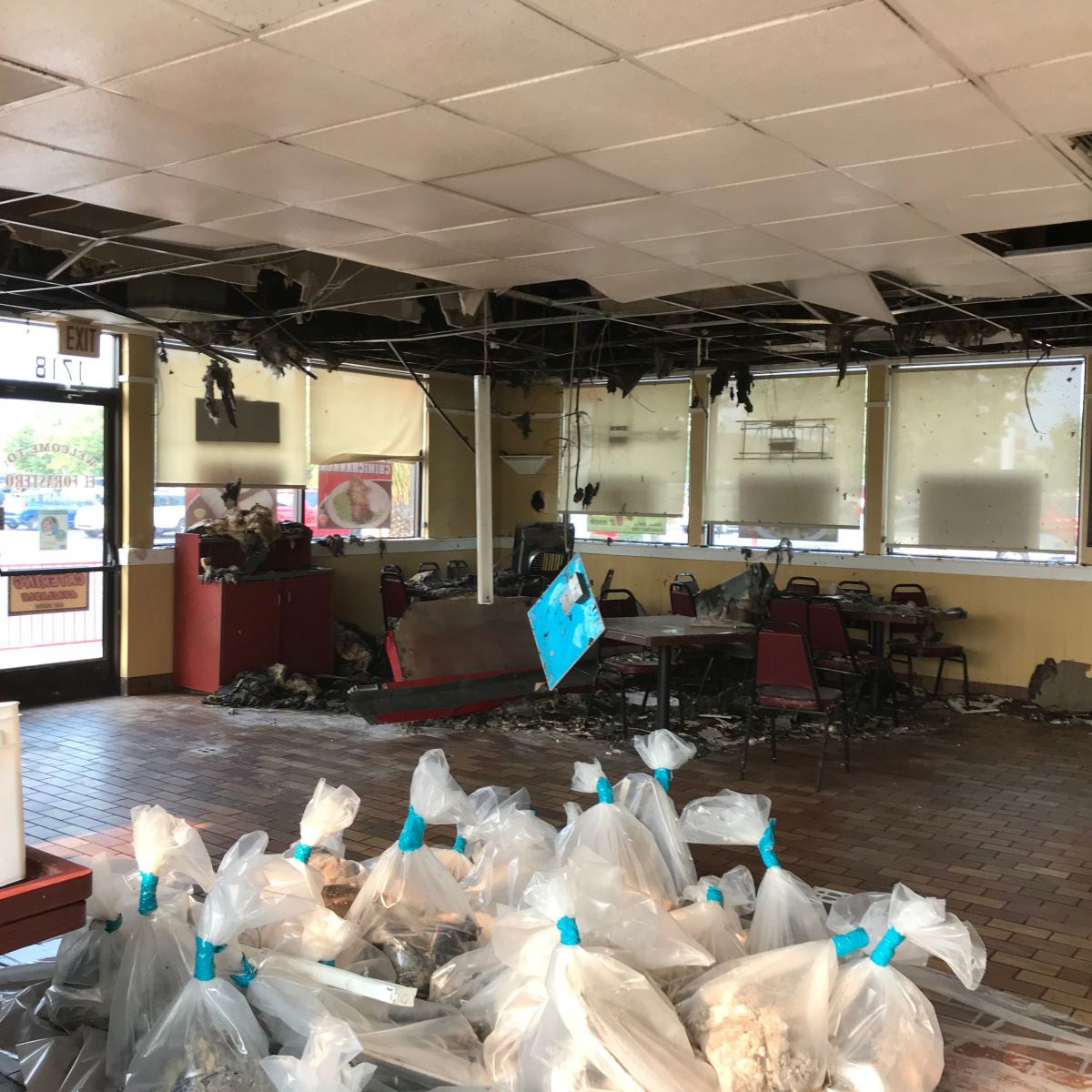 El Forestero's lobby before construction