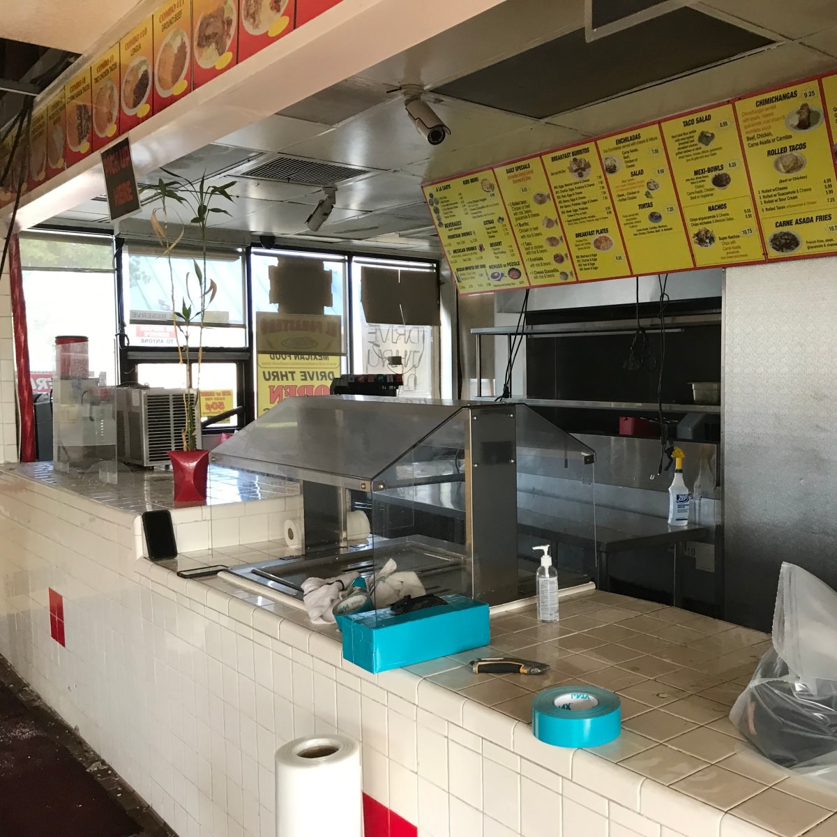 El Forestero's counter before construction