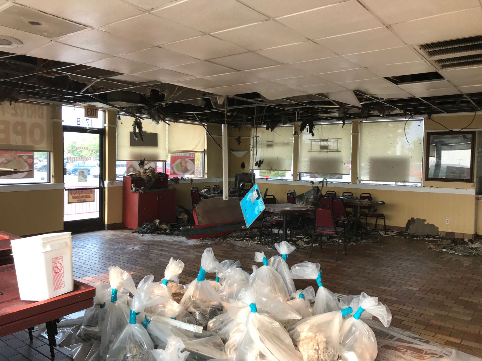 El Forestero's lobby before construction - lightbox