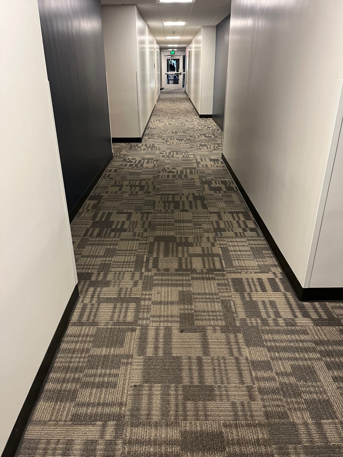 UOP dorm hallway post installation - lightbox