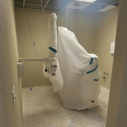 Dental office room before construction